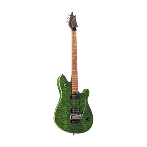 EVH Wolfgang WG Standard QM Electric Guitar, Baked Maple FB, Transparent Green