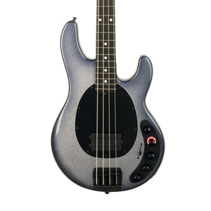 Ernie Ball Music Man Dark Ray Bass Guitar, Ebony FB, Starry Night