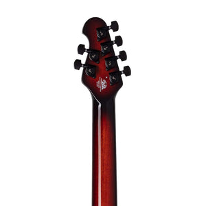 Ernie Ball Music Man John Petrucci Majesty Electric Guitar, Ebony FB, Ember Glow (611-J6-50-00)
