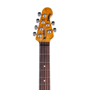 Ernie Ball Music Man Sabre HH Electric Guitar, RW FB, Bougie Burst