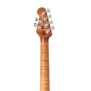 Ernie Ball Music Man StingRay HH Electric Guitar, Maple FB, Burnt Amber