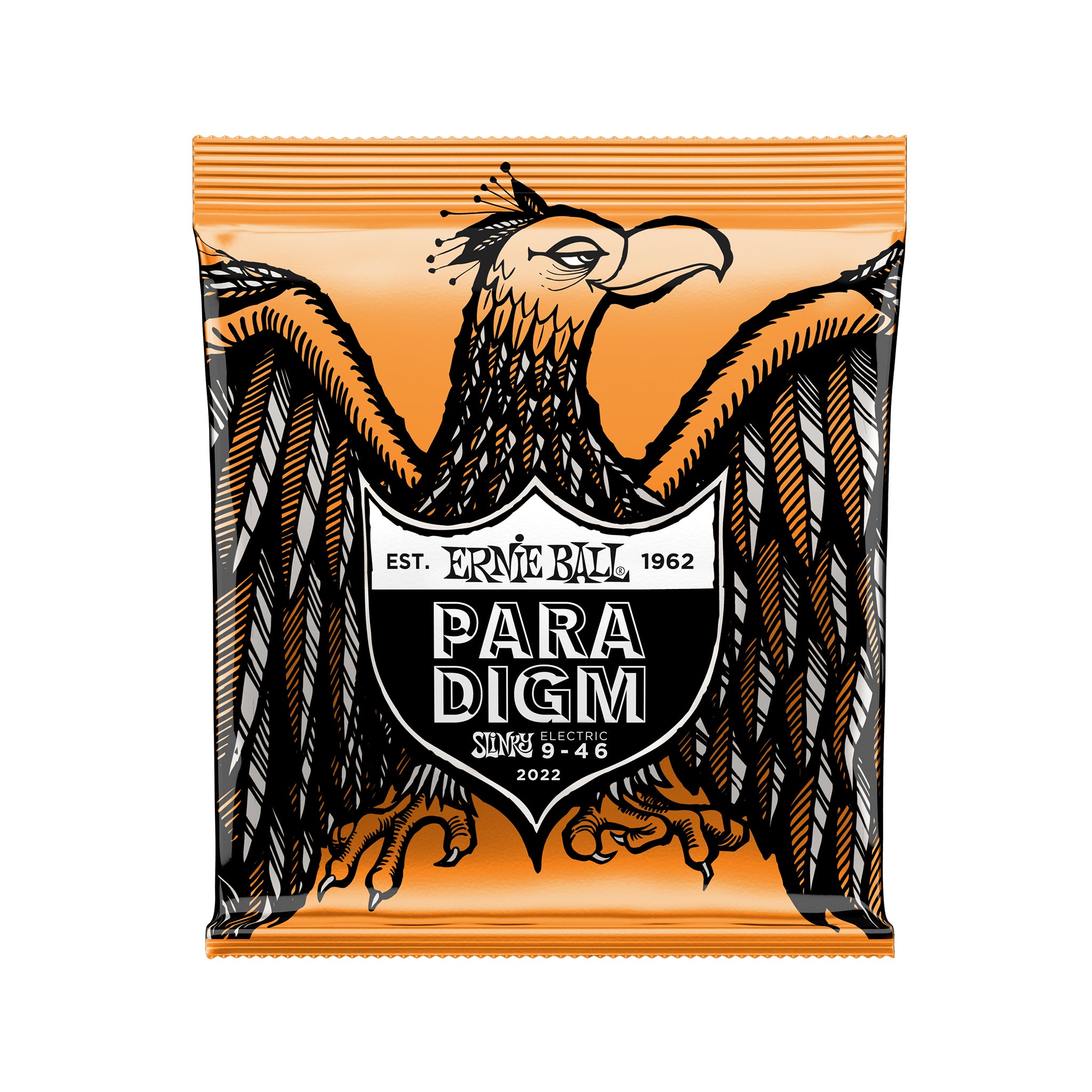 Hybrid Slinky 9-46 Ernie Ball Paradigm Electric Guitar Strings – 2 Pack ...