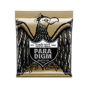 Ernie Ball Paradigm Light 80/20 Bronze Acoustic Guitar Strings, 11-52