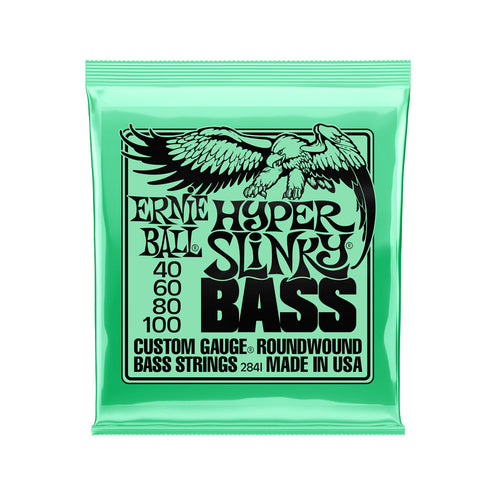 Ernie Ball Hyper Slinky Bass Nickel Wound Electric Bass Strings 40-100