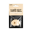 Ernie Ball Rubber Strap Blocks, 4-Pack, Cream
