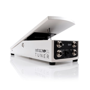 Ernie Ball VPJR Tuner/Volume Guitar Pedal, White