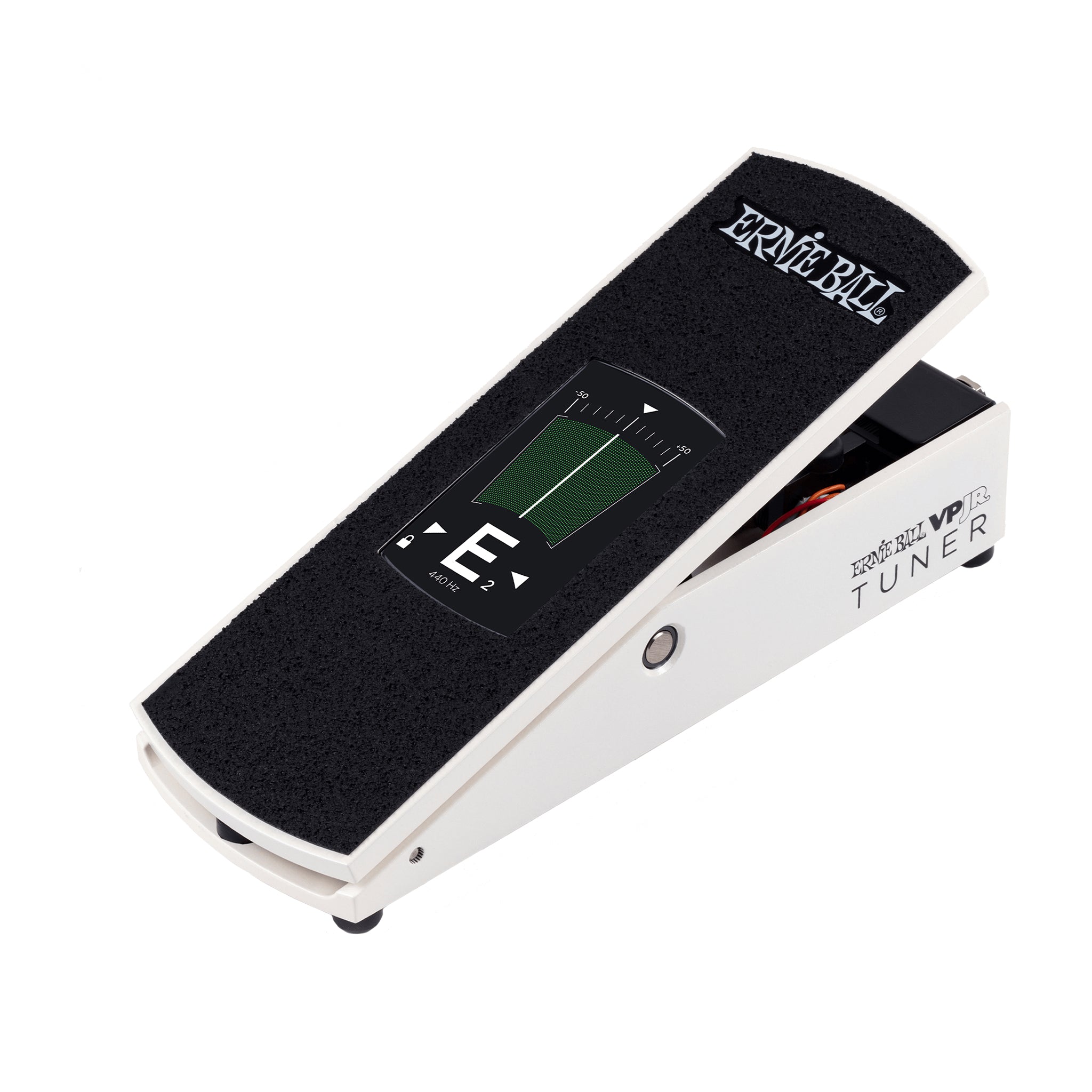 Ernie Ball VPJR Tuner/Volume Guitar Pedal, White