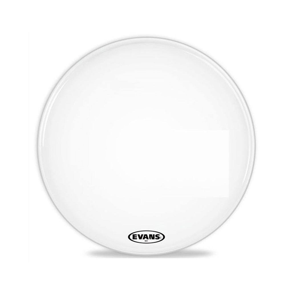 Evans BD18MX1W 18inch MX1 White - Marching Bass