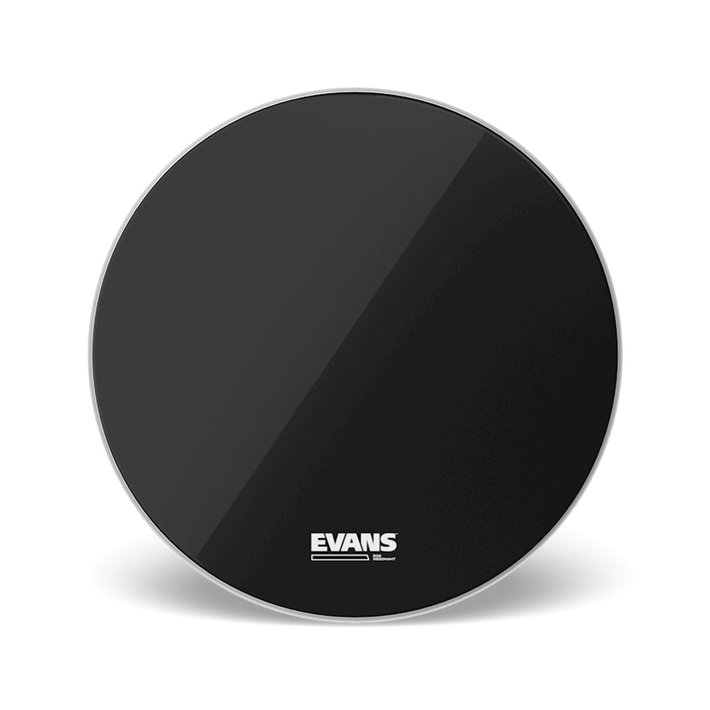Evans BD24RB-NP 24inch EQ3 Reso Black, No Port Bass Drumhead