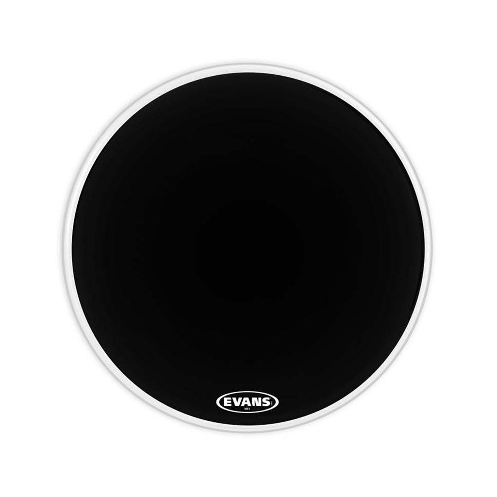 Evans BD28MX1B 28inch MX1 Black - Marching Bass