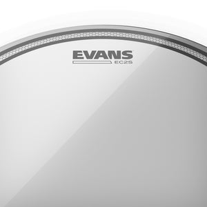 Evans TT15EC2S 15inch EC2 Clear Snare/Tom/Timbale Drumhead