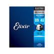 Elixir 12025 Polyweb Custom Light Electric Guitar Strings, 09-46