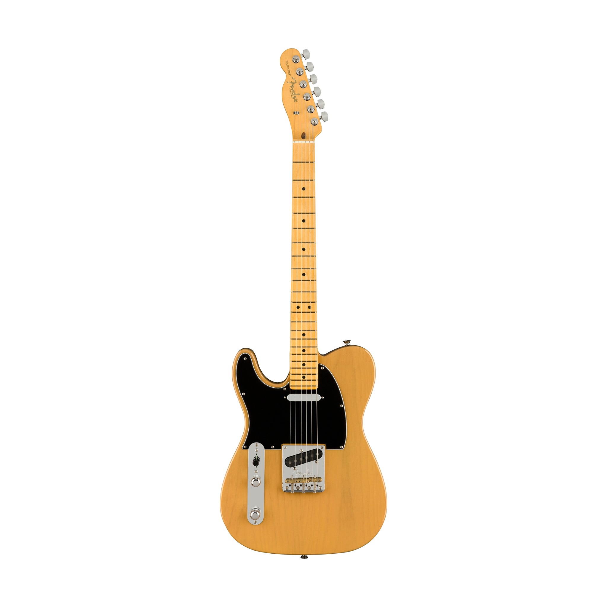 Fender American Professional II Left-Handed Telecaster Electric Guitar, Maple FB, Butterscotch Blond