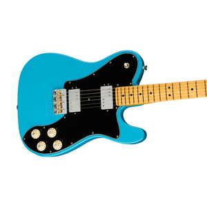 Fender American Professional II Telecaster Deluxe Electric Guitar, Maple FB, Miami Blue