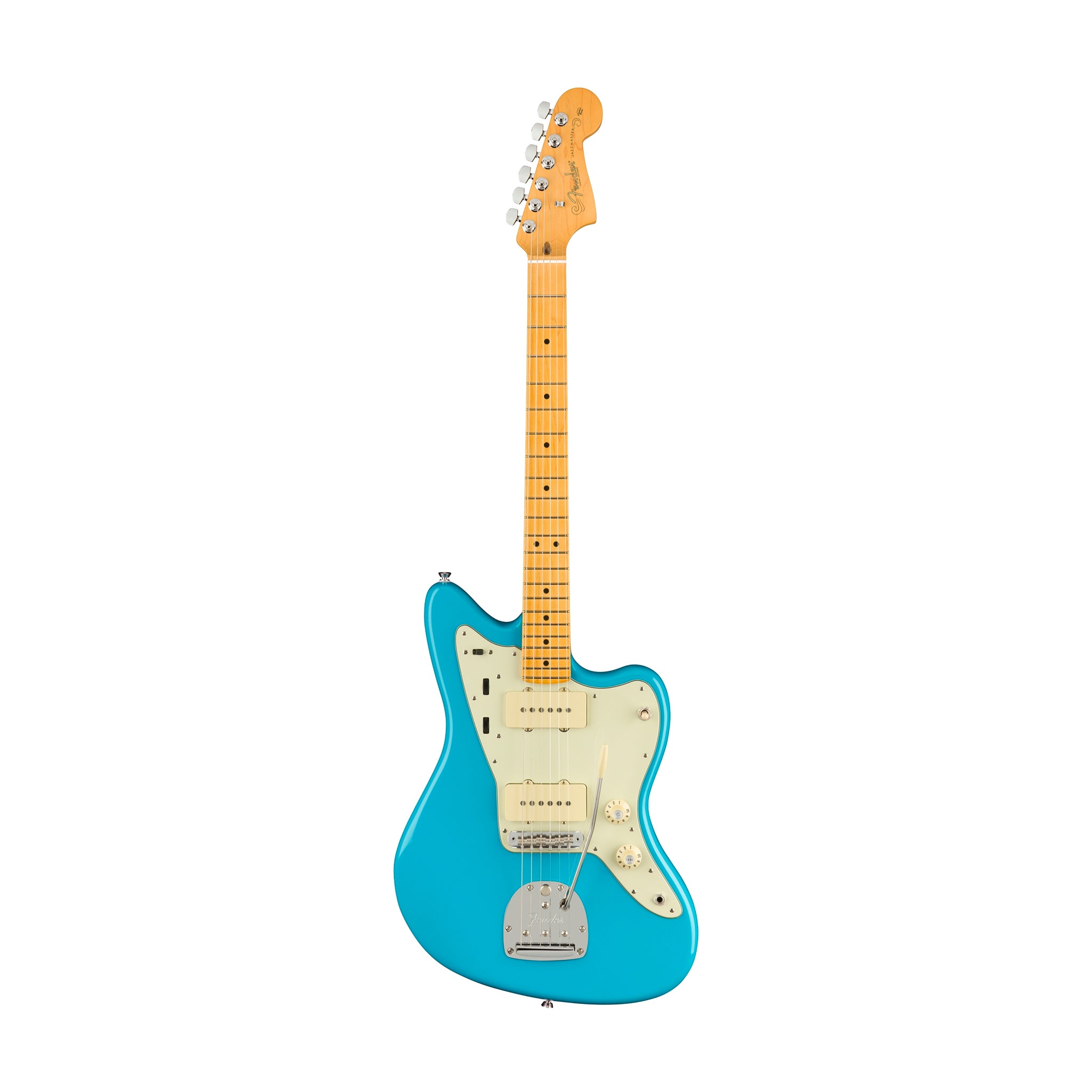 Fender American Professional II Jazzmaster Electric Guitar, Maple FB, Miami Blue