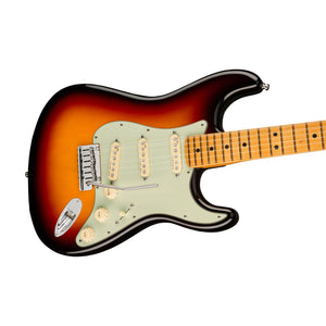 Fender American Ultra Stratocaster Electric Guitar, Maple FB, Ultraburst