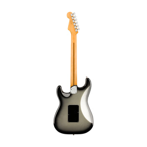 Fender American Ultra Luxe Stratocaster Floyd Rose HSS Electric Guitar, Maple FB, Silverburst