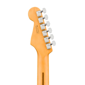 Fender American Ultra Luxe Stratocaster Floyd Rose HSS Electric Guitar, Maple FB, Silverburst