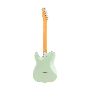 Fender American Ultra Luxe Telecaster Electric Guitar, RW FB, Transparent Surf Green