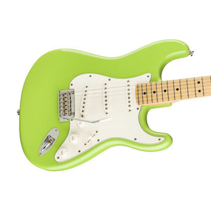 Fender Limited Edition Player Stratocaster Electric Guitar, Maple FB, Electron Green
