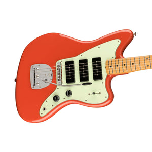 Fender Noventa Jazzmaster Electric Guitar, Maple FB, Fiesta Red