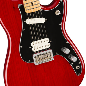 Fender Player Duo-Sonic HS Electric Guitar, Maple FB, Crimson Red Transparent