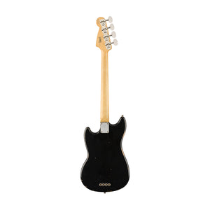 Fender Justin Meldal-Johnson Road Worn Mustang Bass Guitar, Black