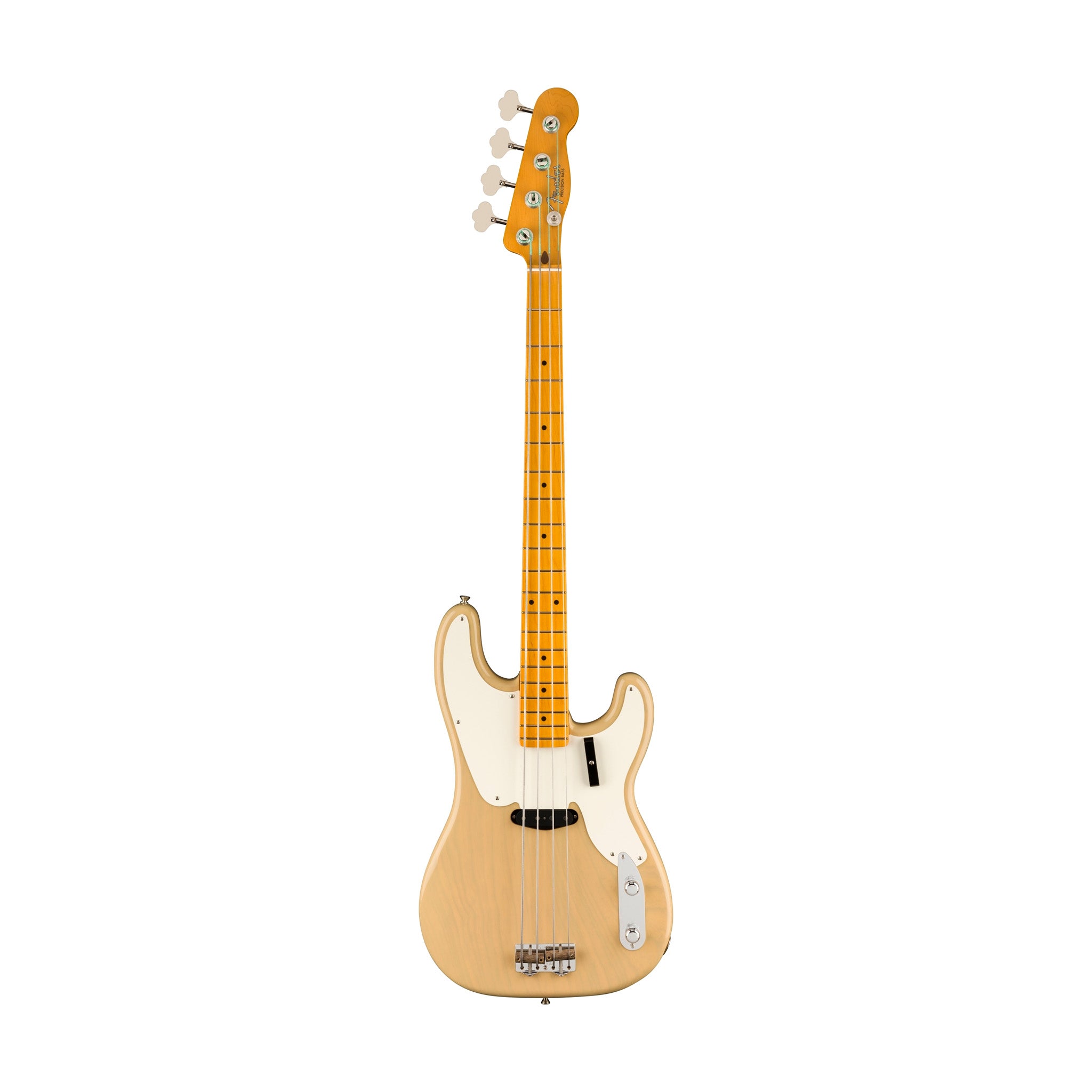 Fender American Vintage II 54 Precision Bass Electric Guitar, Maple FB, Vintage Blonde
