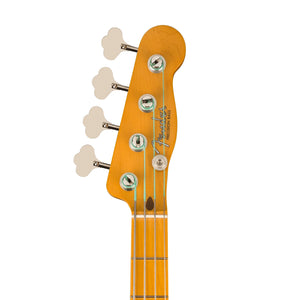 Fender American Vintage II 54 Precision Bass Electric Guitar, Maple FB, Vintage Blonde