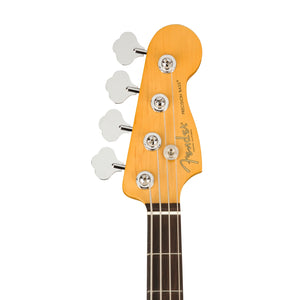 Fender American Professional II Precision Bass Electric Guitar, RW FB, Olympic White