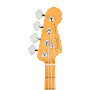 Fender American Professional II Precision Bass Electric Guitar, Maple FB, Miami Blue