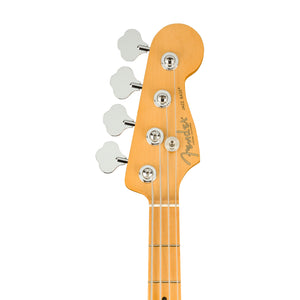 Fender American Professional II Jazz Bass Electric Guitar, Maple FB, Olympic White