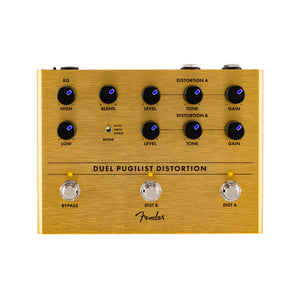 Fender Dual Puglist Distortion Guitar Effects Pedal