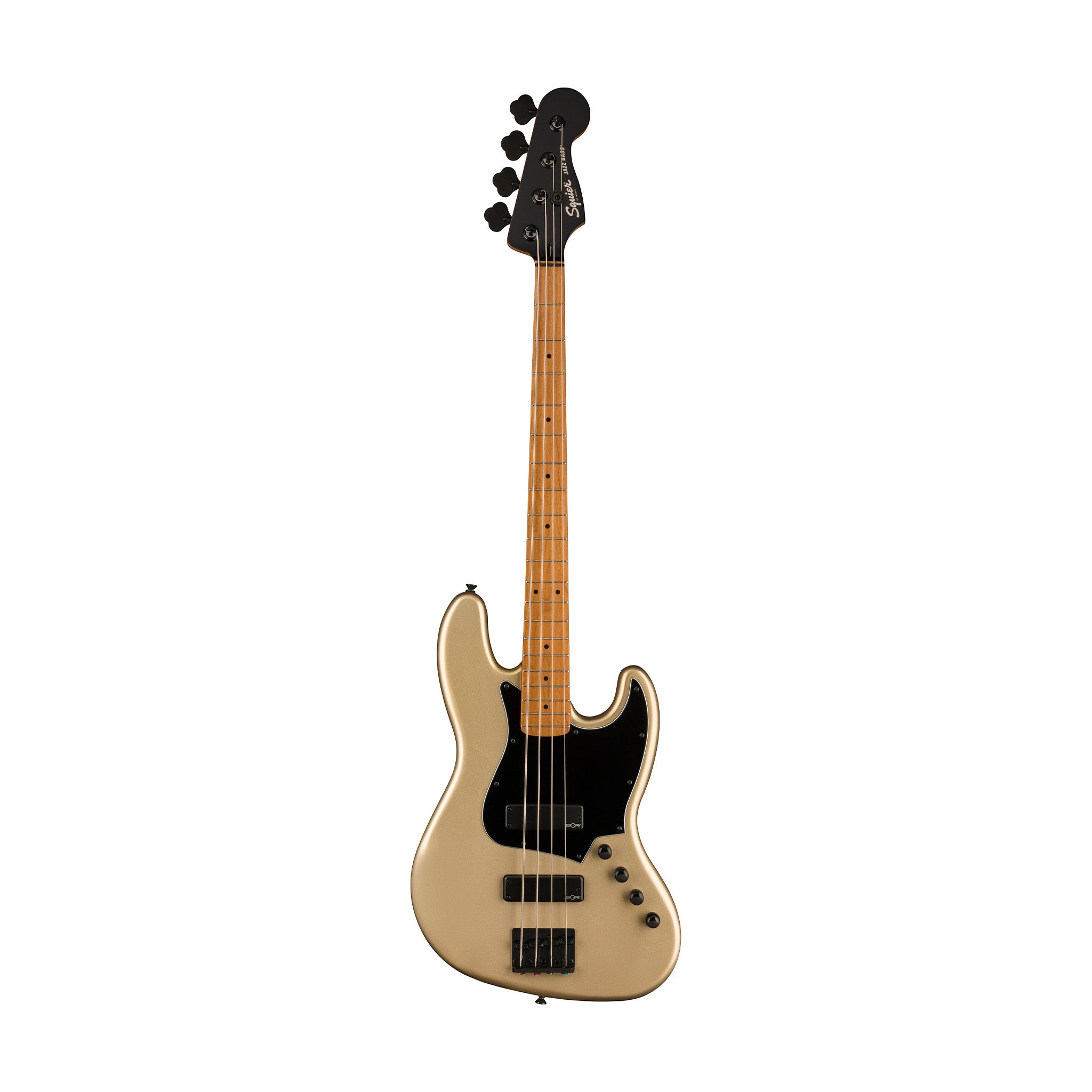 Squier Contemporary Active Jazz Bass HH Bass Guitar, Shoreline Gold