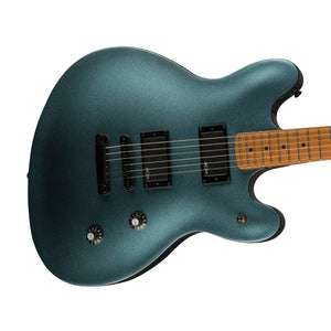 Squier Contemporary Active Starcaster Electric Guitar, Gunmetal Metallic