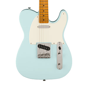 Squier FSR Classic Vibe 50s Telecaster Electric Guitar, Maple FB, Sonic Blue