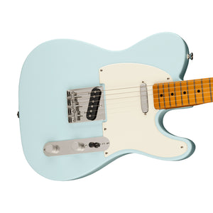 Squier FSR Classic Vibe 50s Telecaster Electric Guitar, Maple FB, Sonic Blue