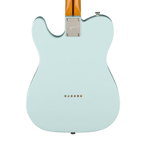 Squier FSR Classic Vibe 60s Telecaster Thinline Electric Guitar, Maple FB, Sonic Blue