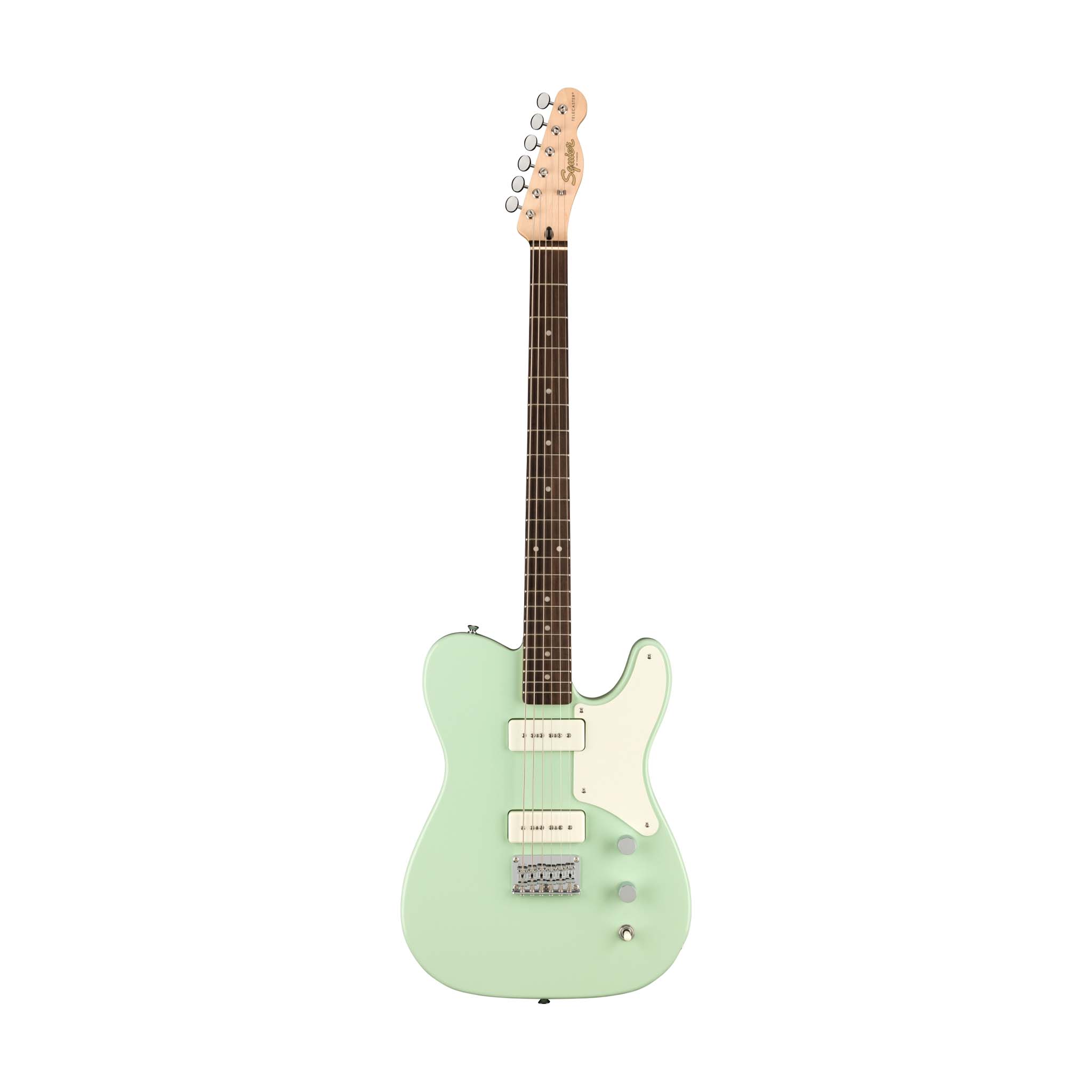 Squier Paranormal Series Baritone Cabronita Telecaster Electric Guitar, Seafoam Green