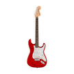 Squier FSR Affinity Series Stratocaster QMT Electric Guitar, Laurel FB, Crimson Red Transparent