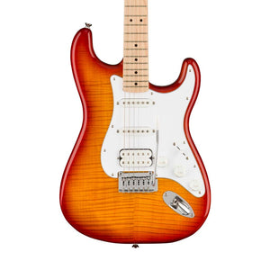 Squier Affinity Series HSS Stratocaster FMT Electric Guitar, Maple FB, Sienna Sunburst