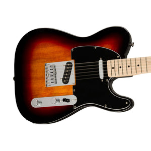 Squier Affinity Series Telecaster Electric Guitar, Maple FB, 3-Color Sunburst