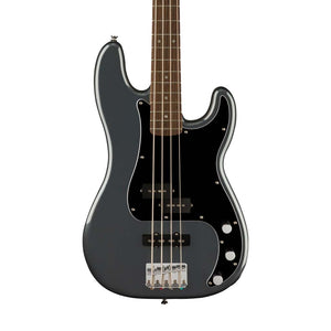 Squier Affinity Series Precision PJ Bass Guitar, Laurel FB, Charcoal Frost Metallic