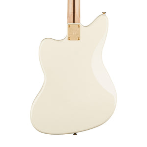 Squier 40th Anniversary Gold Edition Jazzmaster Electric Guitar, Olympic White