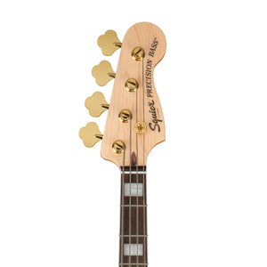 Squier 40th Anniversary Gold Edition Precision Bass Guitar, Lake Placid Blue