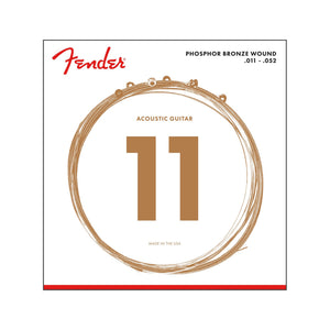 Fender 60CL Phos Bronze Wound Ball End Acoustic String 11-52