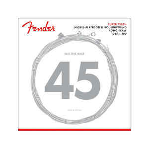 Fender 7250ML Nickel Plated Steel Roundwound 45-100 Long Scale Bass Guitar Strings