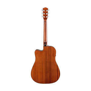 Fender CD-60SCE Dreadnought Acoustic Guitar, Walnut FB, All Mahogany