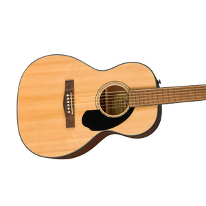 Fender CP-60S Parlor Acoustic Guitar, Walnut FB, Natural