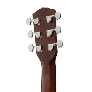 Fender CC-60S Concert Left-Handed Acoustic Guitar, Walnut FB, Natural